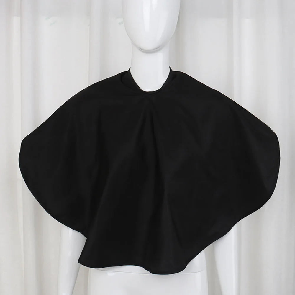 Hair Dye Tools – Short Square Black Waterproof Hairdressing Cape, Barber Salon Cutting Cloth Wrap