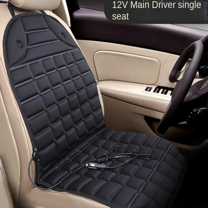 12V Car Heated Seat Cushion β Electric Quick Heating Winter Seat for Small Cars