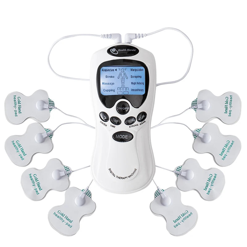 Electric EMS Pulse Massager β TENS Acupuncture Muscle Stimulator for Neck, Back, and Full Body Relaxation