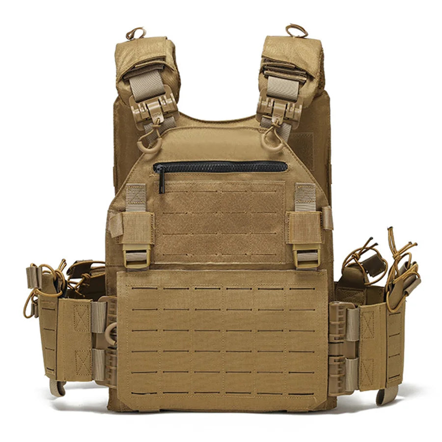 Outdoor Training Vest – Multi-Functional Waterproof MOLLE Expansion Quick-Release Wear-Resistant Tactical Vest