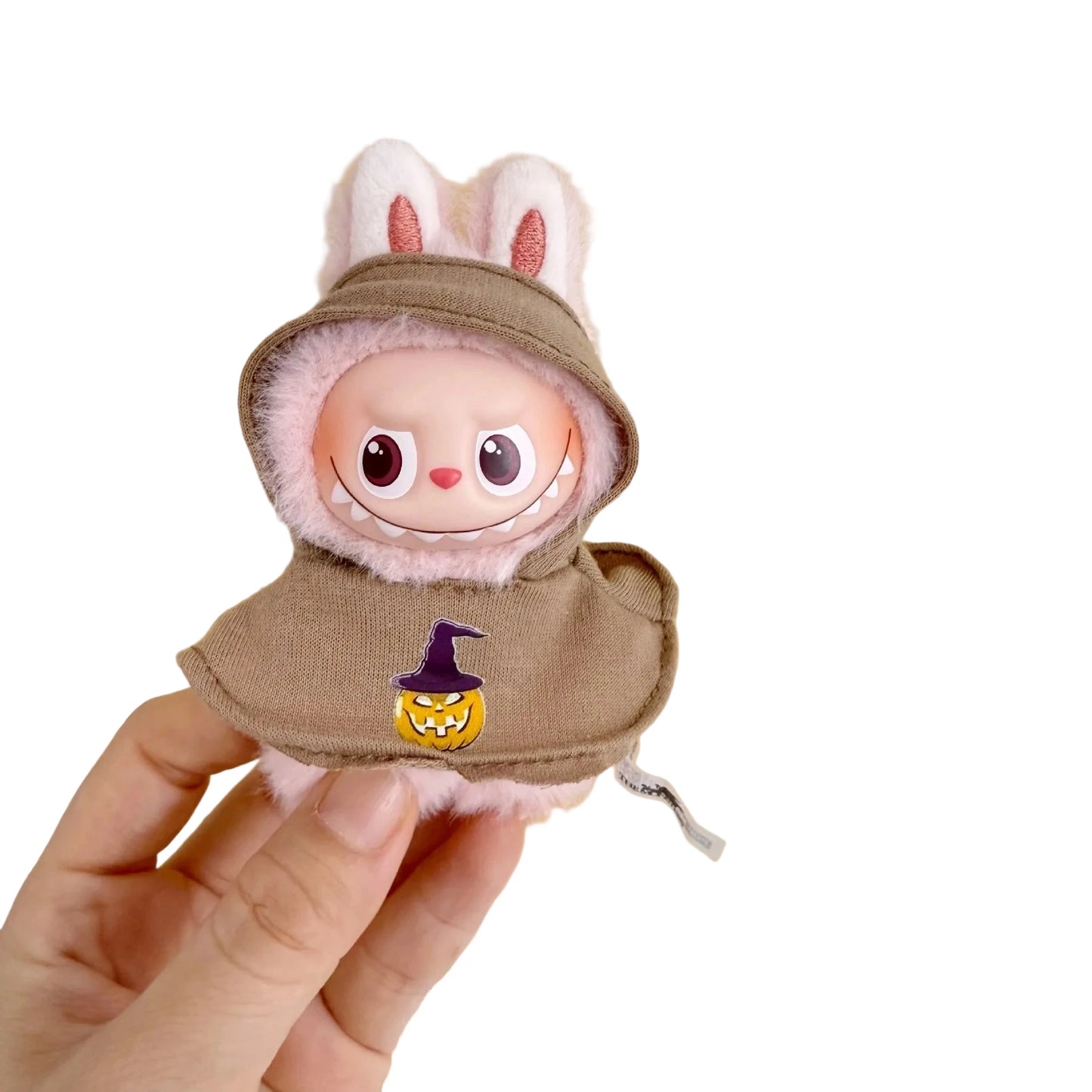 Labubu Halloween Cloak Dress with Hat β 10.5cm V4 The Monsters Pin for Love Series Doll Clothes & Accessories