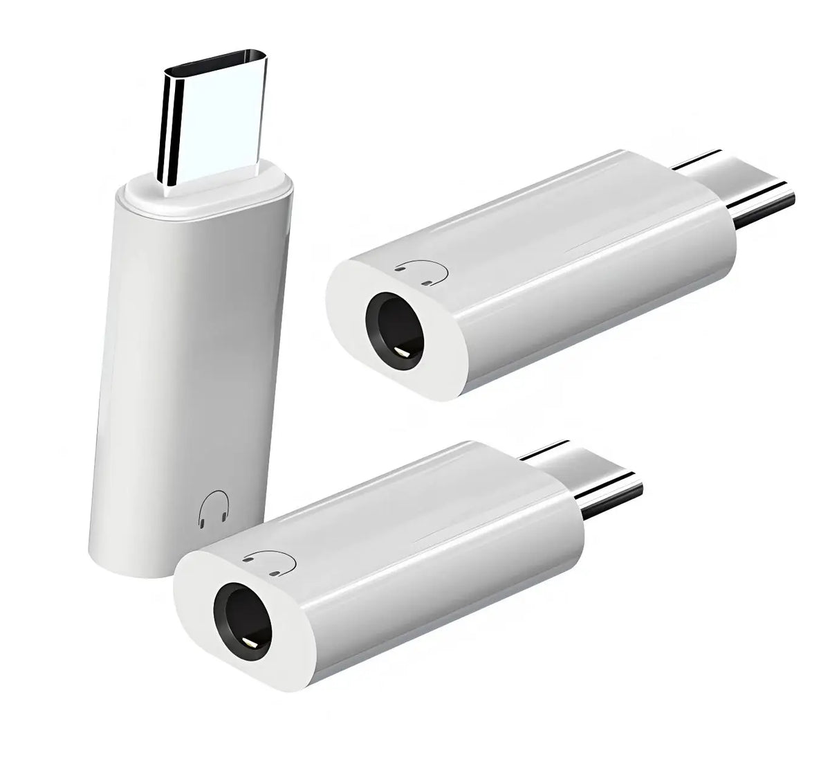 USB-C to 3.5mm Audio Adapter - Type-C Headphone Jack Converter for iPhone 15, Samsung, Xiaomi, and Huawei Devices