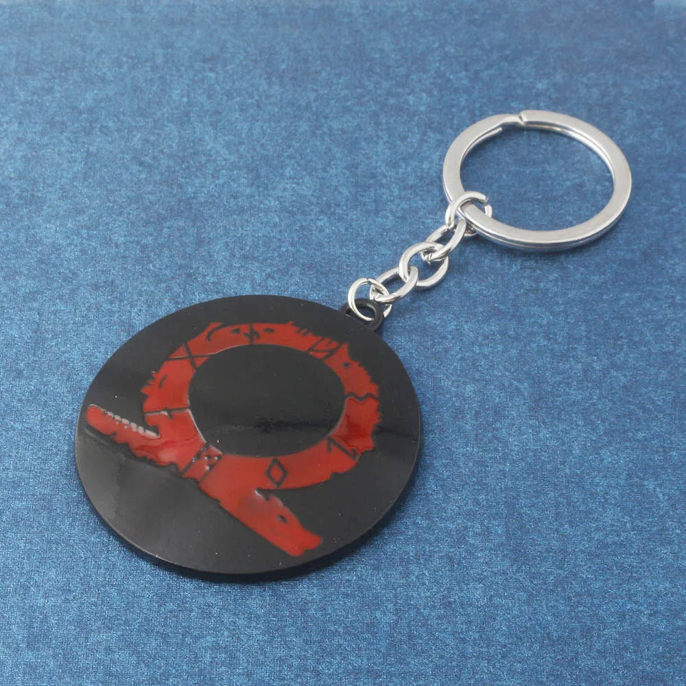 God of War Ragnarok Keychain - Thor Mjolnir Hammer, Leviathan Axe & Blades of Chaos Game Key Ring