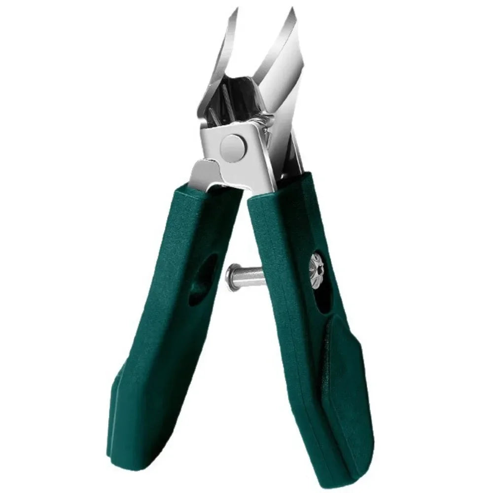 25° Slant Edge Nail Clipper - Stainless Steel Professional Ingrown Toenail Trimmer with Wide Opening Design