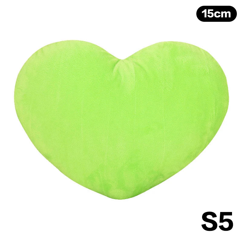 Cute Heart-Shaped Plush Pillow – Soft Sleeping Cushion for Living Room Decor, Valentine’s Day Gifts, Comfortable Sofa Pillow (15/20/30cm)