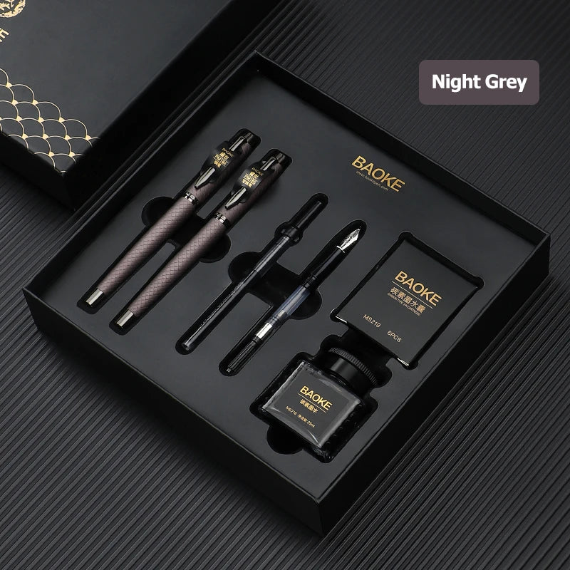 BAOKE T18 Luxury Fountain Pen & Roller Pen Set β Exquisite Gift Set