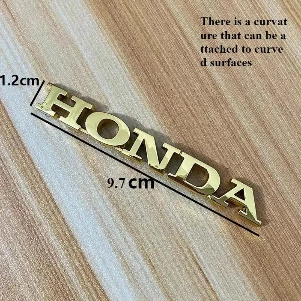 Honda 3D Electroplated Motorcycle Sticker – Rear Guard Plate Logo for PCX125, CBR1000R & CBR650R Accessories