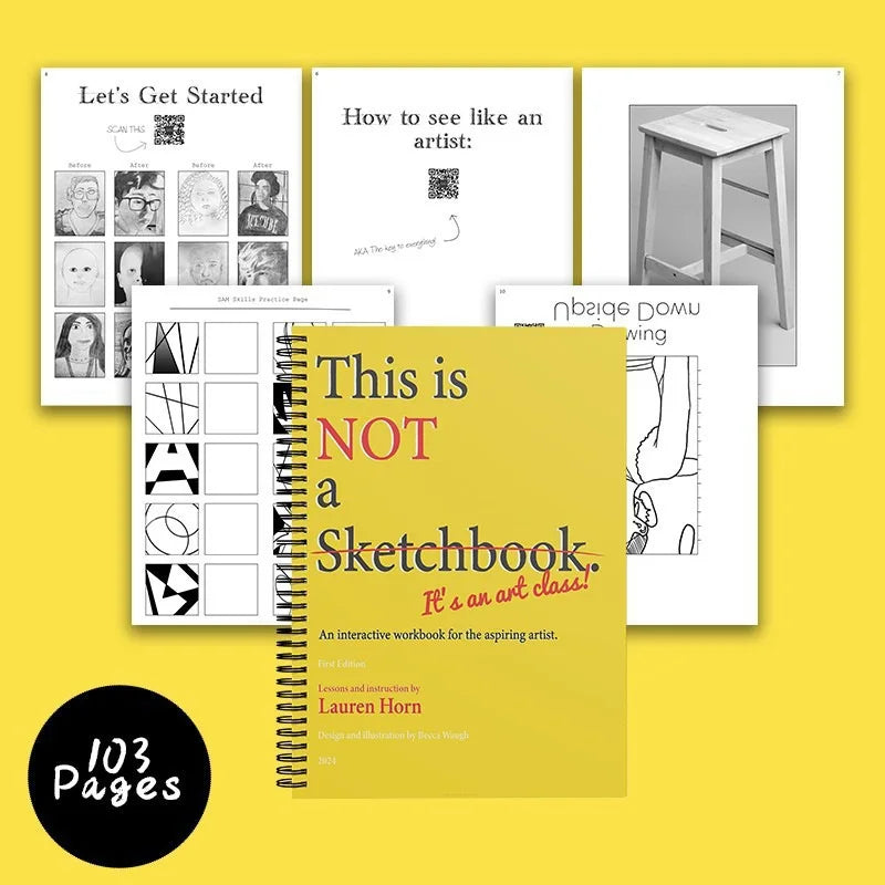 This Is Not a Sketchbook - Interactive A4 Drawing & Coloring Book for Adults & Kids, English Edition
