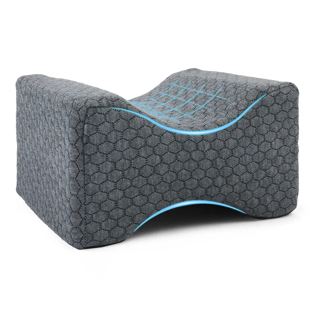 Memory Foam Leg & Knee Pillow – Side Sleeping Support with Removable, Washable Cover