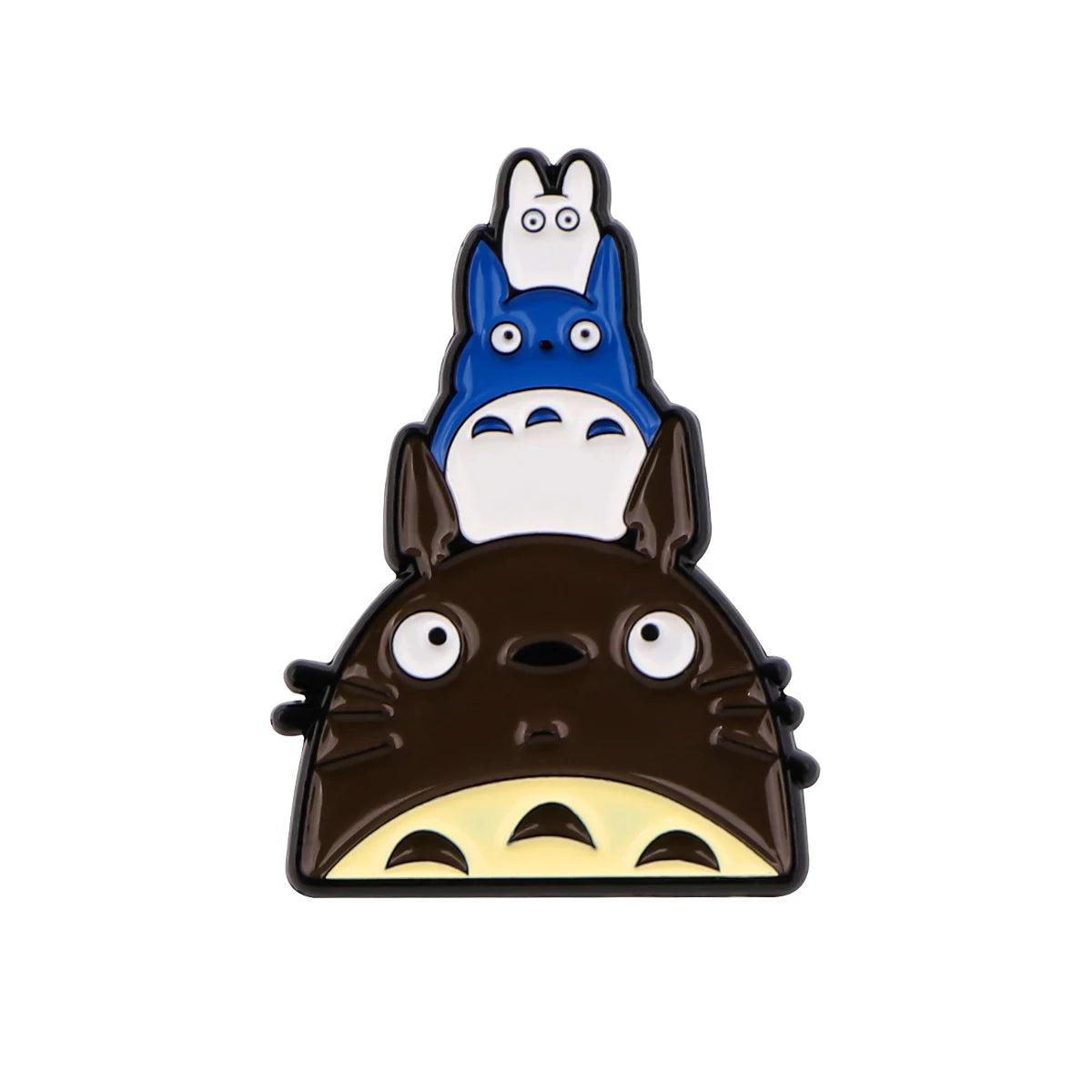 Grey Cat Enamel Pins 1-5PCS Set - Classic Anime Brooches for Backpacks, Bags & Fan Gifts