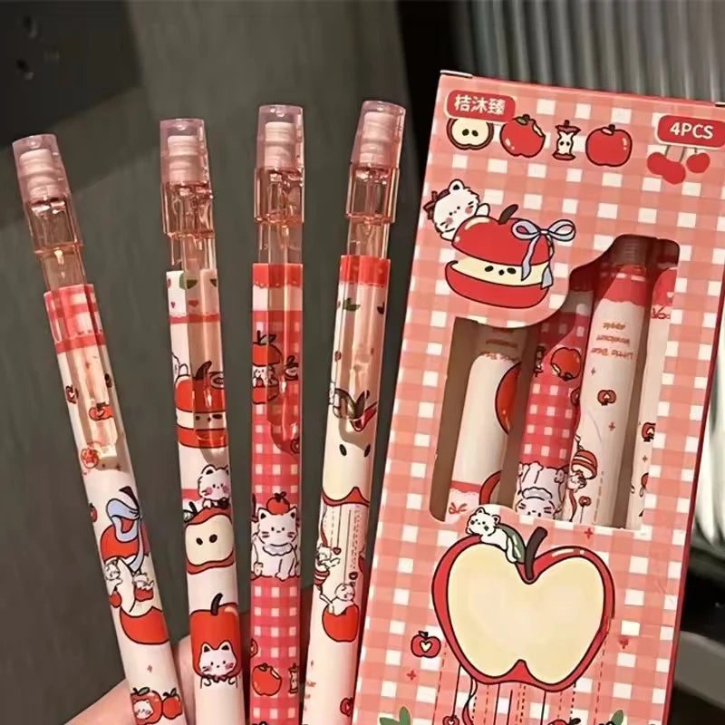 4-Piece 0.5mm Mechanical Pencil Set - Smooth-Writing Automatic Pencils with Erasers for School, Office and Everyday Use