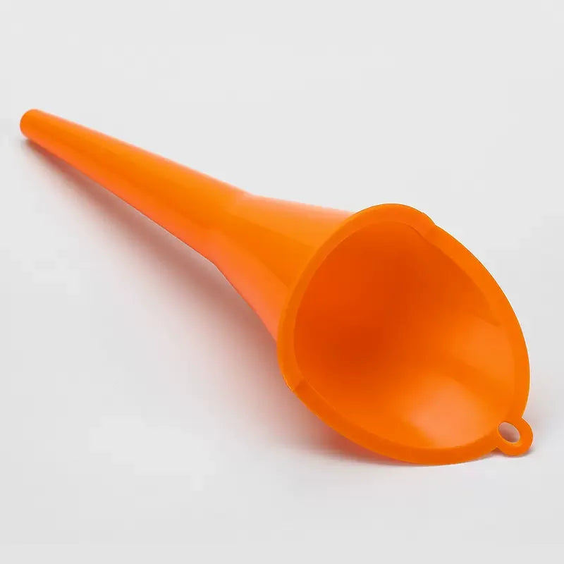 Car Long Stem Funnel - Anti-Splash Gasoline & Oil Fuel Filling Tool for Motorcycle Refueling, Auto Accessories