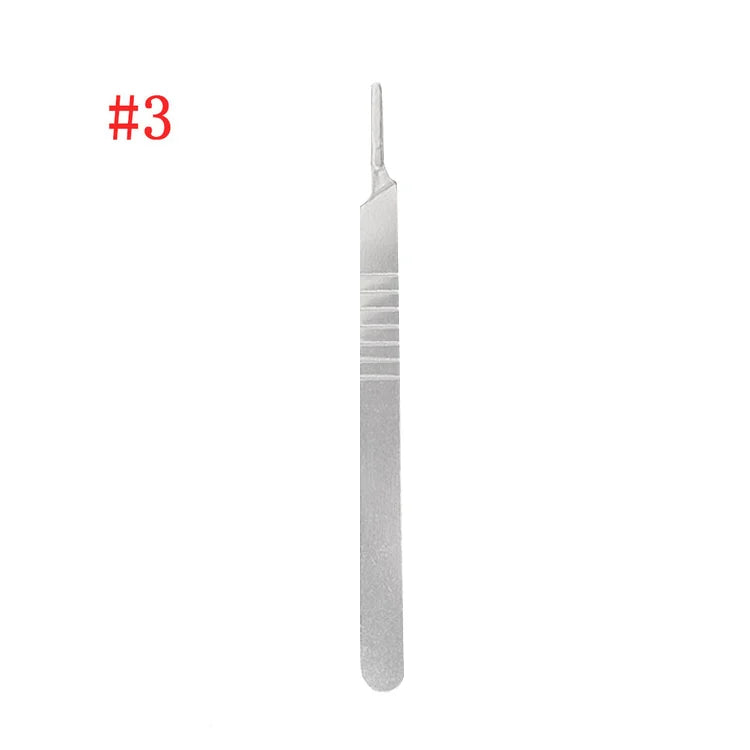 Carbon Steel Surgical Scalpel Set – Blades & Handle for DIY Cutting, PCB Repair, and Animal Surgery