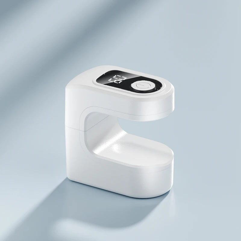 Mini UV LED Nail Dryer Lamp - Quick Gel Polish Curing with LCD Display, 30/60S Timer & USB Power