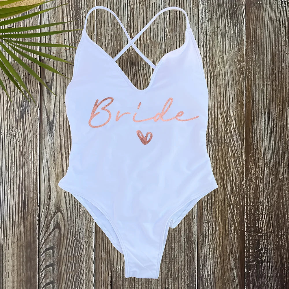 Women's Padded One Piece Swimsuit - Sexy Plus Size Beachwear Bathing Suit for Summer & Bachelorette Parties