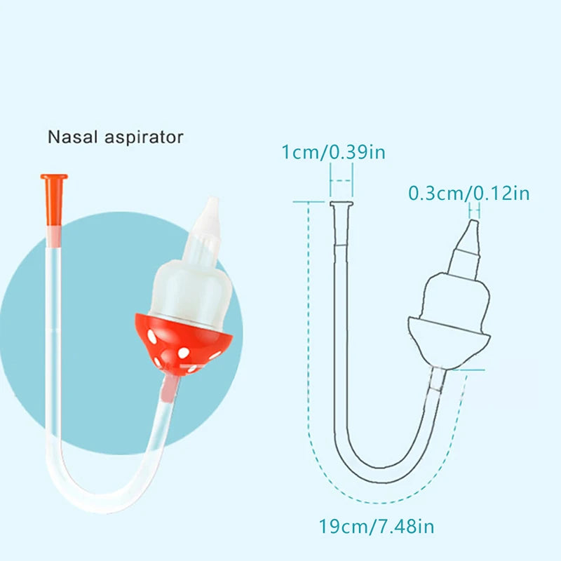 Baby Nasal Suction Cleaner - Nose Cleaning Aspirator and Mucus Removal Tool for Infants and Children