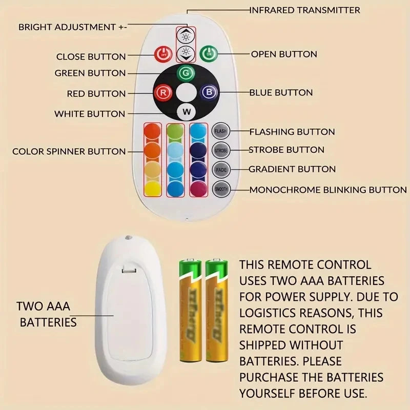 Vibrant Sunset Projection Light - 16 Color Spectrum LED with USB Remote Control, Dynamic Color Changing Light for Warm Home Ambiance