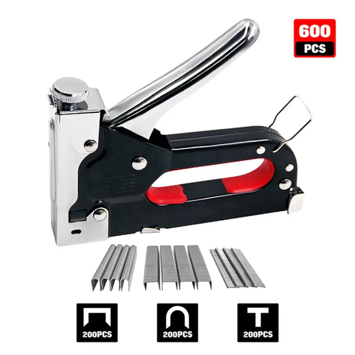 4-in-1 Nail & Staple Gun Kit β 4000 Staples, Multi-Purpose Tool for Wood, Fabric & DIY Home Repairs