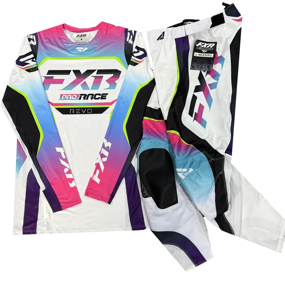 FXR 2025 PODIUM/CLUTCH PRO Gear Set – Dirt Bike Motocross Jersey & Pants Combo for Off-Road Riding