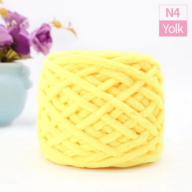 QJH Chunky Blanket Yarn β Luxury Thick Polyester Jumbo Knitting & Crochet Yarn for Blankets & Pillows, 100g Ball