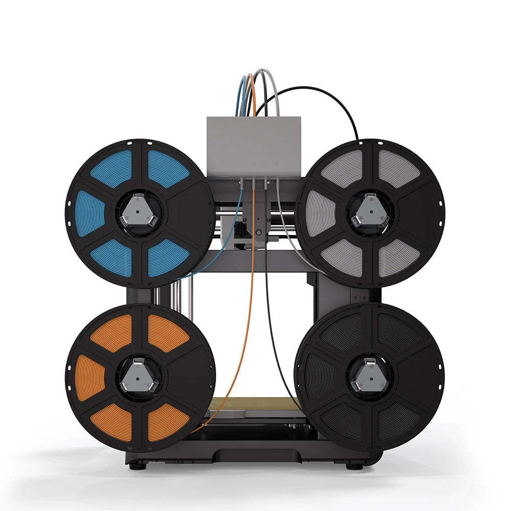FLASHFORGE AD5X 3D Printer - Multi-Color Printing with Intelligent Filament System, Auto Leveling & Group Control