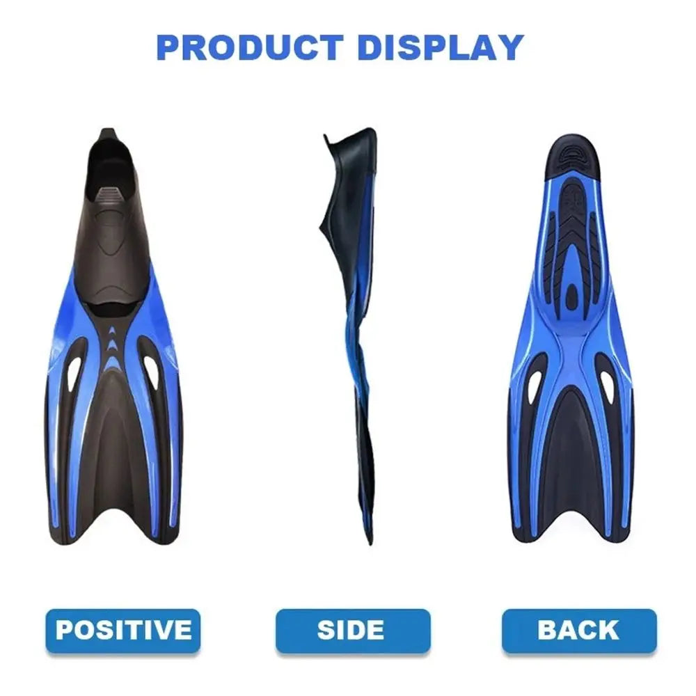 Professional Adult Swimming & Diving Fins β Flexible Non-Slip TPR Rubber Snorkeling Flippers for Water Sports & Beach