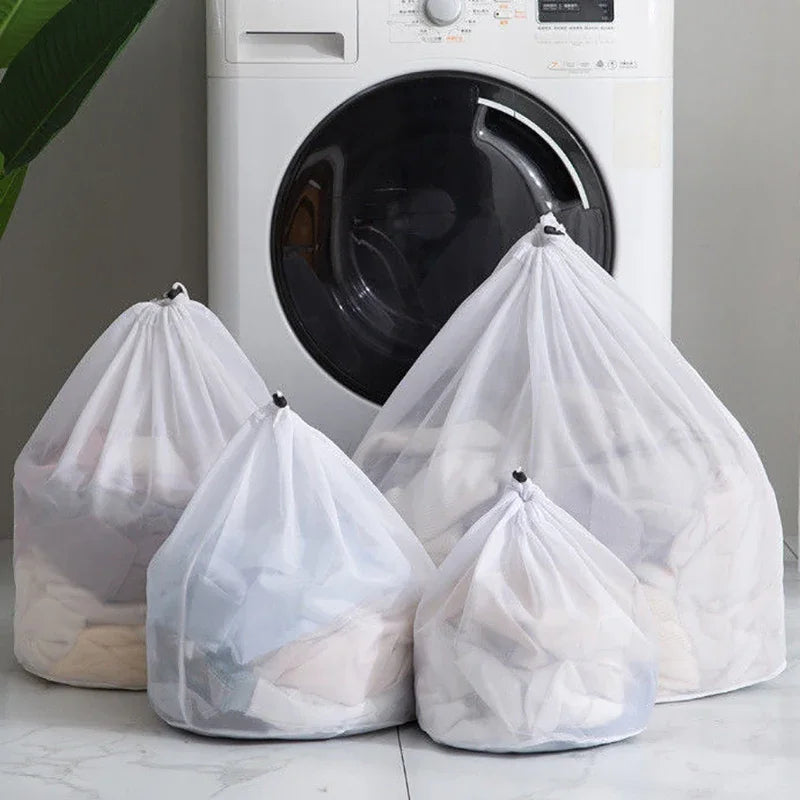 Reusable Zipper Laundry Bag for Washing Machine β Coarse Mesh Organizer for Lingerie, Shoes, Bras & Clothes