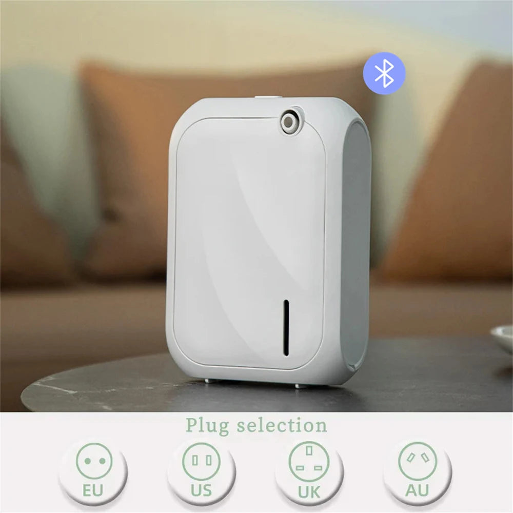 Aroma Diffuser Scent Machine – Bluetooth APP-Controlled Fragrance Distributor with 200m³ Coverage for Home