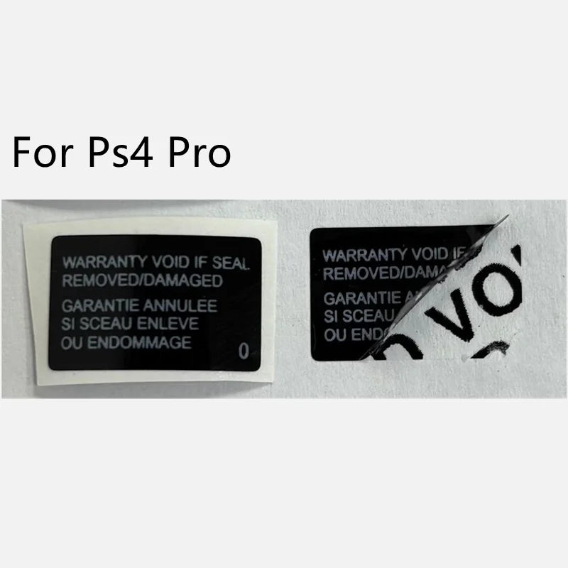 20PCS Replacement Warranty Stickers β PS4 & PS5 Console Case Shell Labels for Slim, Pro, and Host Models