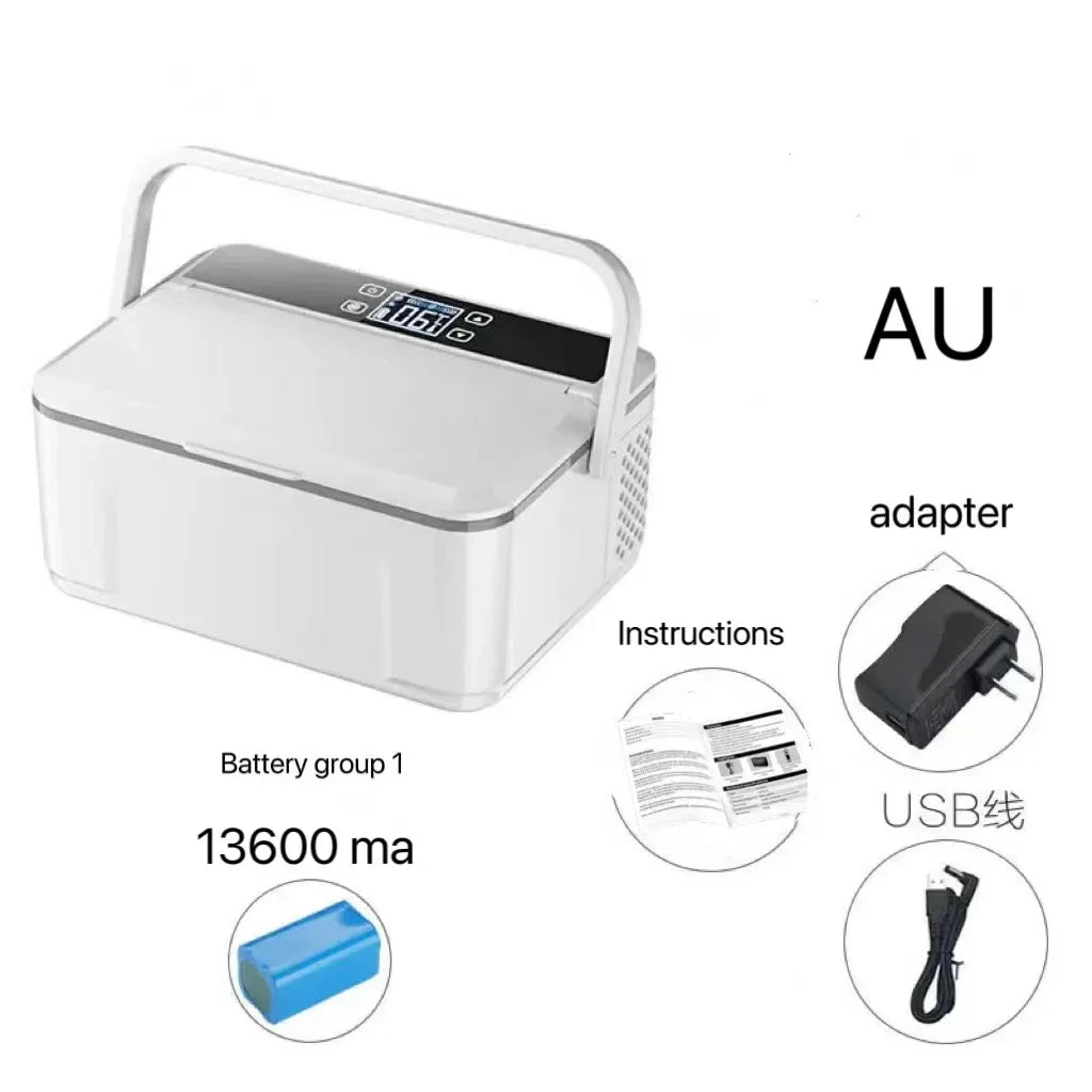 Double Layer Large Capacity Insulin Cooler Box – Portable Medicine Refrigerator for Insulin Storage