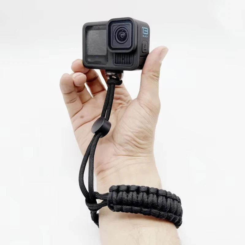 GoPro Wrist Strap Mount - Anti-Lost Woven Hand Strap with 1/4 Screw Adapter for GoPro Hero 13 12 11 10 DJI Osmo Action 5 4 Insta360 X4