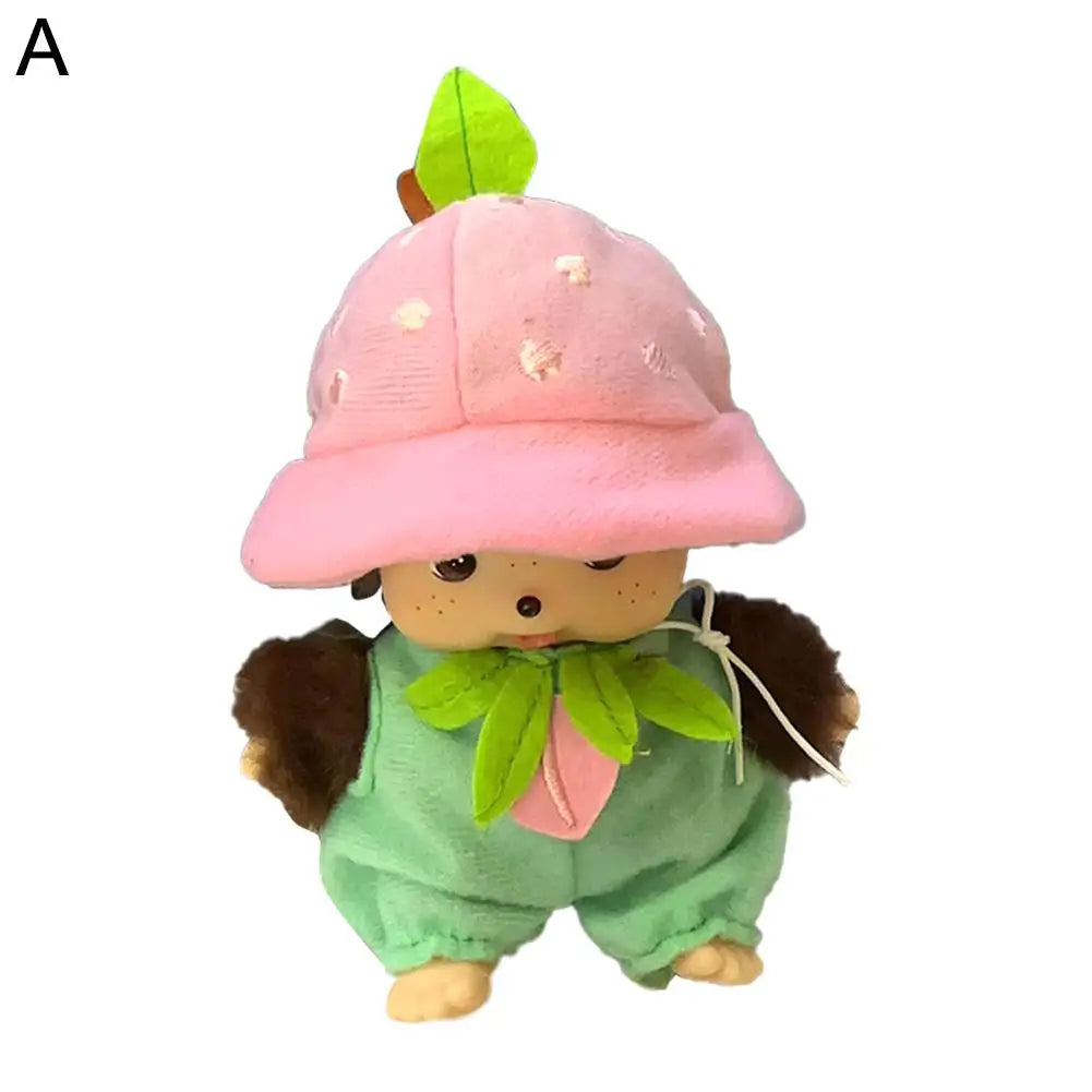 Fruit Adventure Strawberry Plush Doll β Cute PP Cotton Monchichi-Style Toy Bag Pendant Gift 15cm