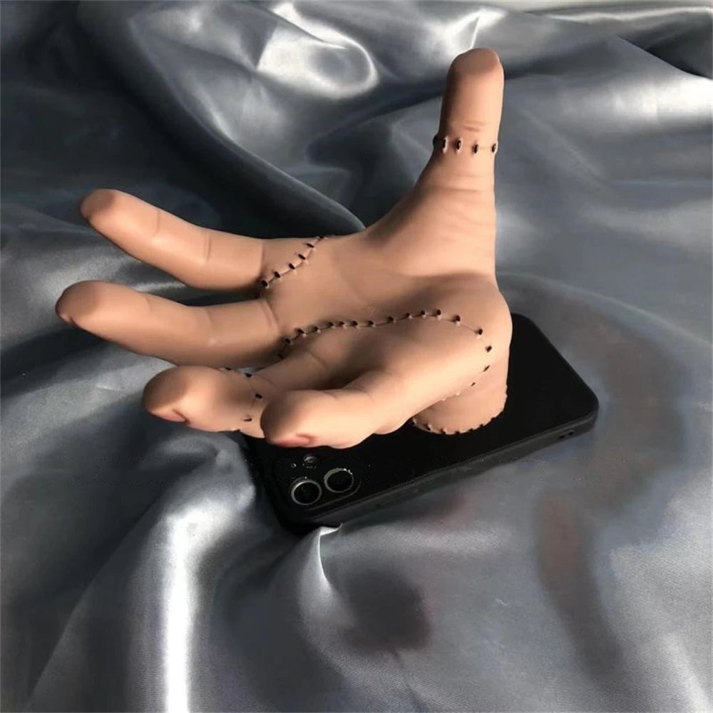 Creative Halloween Injured Palm Phone Case – Fun Holder Cover for iPhone 7 to 16 Pro, XS, XR, 11, 12, 13, 14 Plus