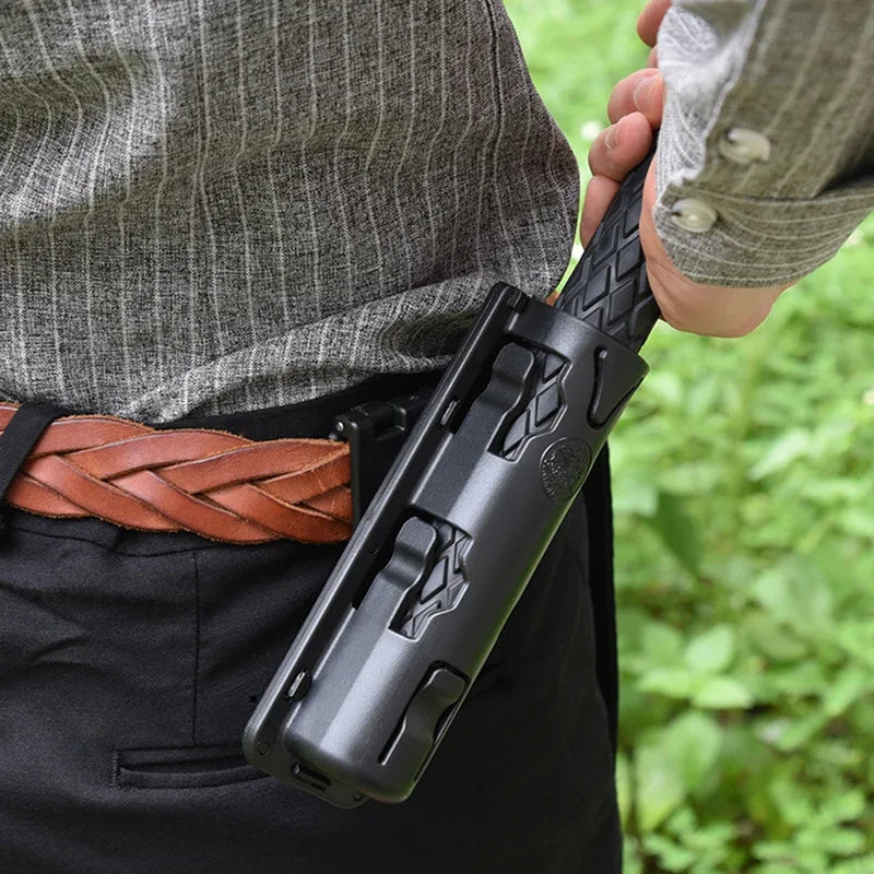 360° Rotating Baton Holster - Tactical Telescopic Baton Stand for Police & Security Gear