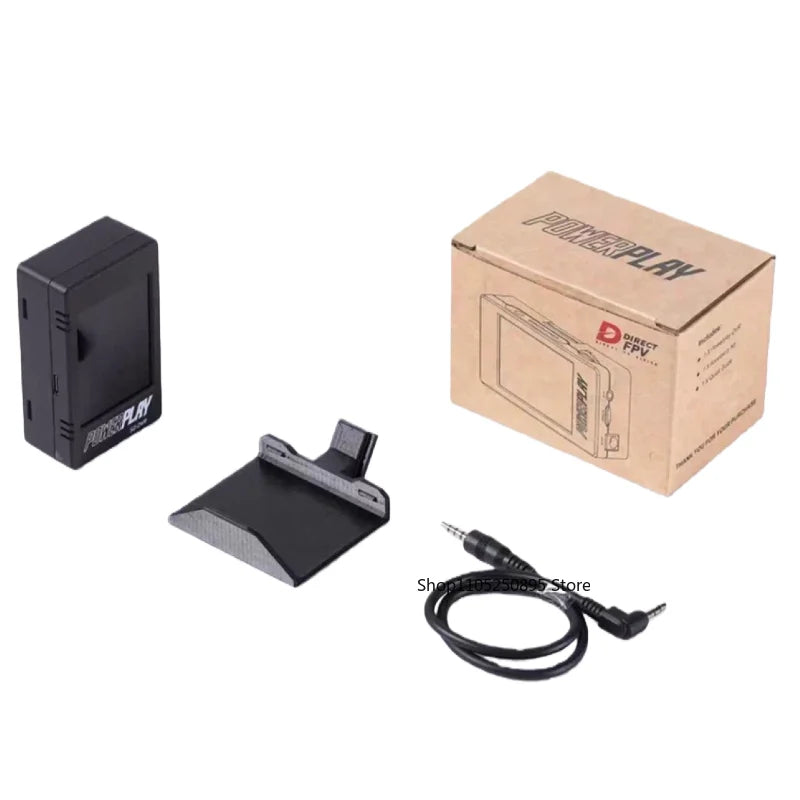 ImmersionRC PowerPlay FPV DVR with H.264 Encoding, 60FPS Recording & Built-in 6cm LCD Display β Compatible with FatShark Goggles