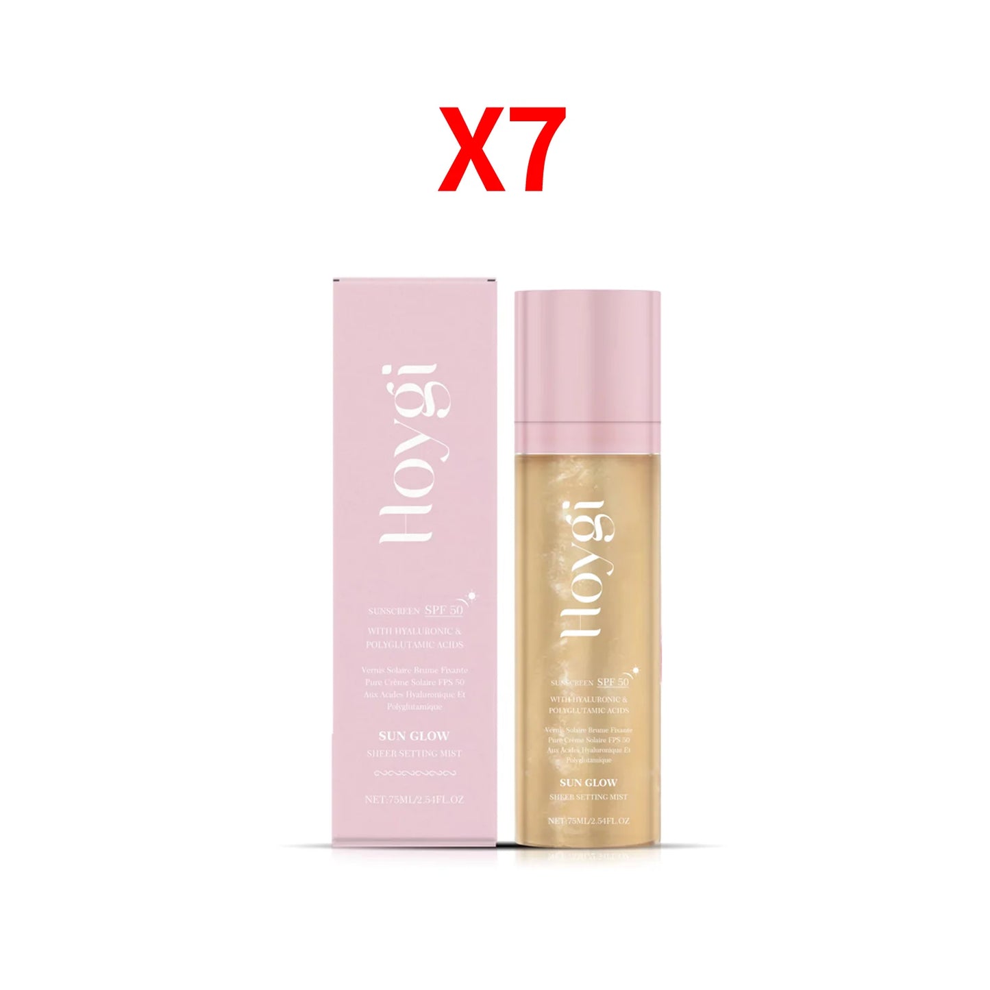 Hoygi SPF 50+ Matte Setting Spray — Long-Lasting Oil-Control Waterproof Makeup Fixer (Non-Greasy)