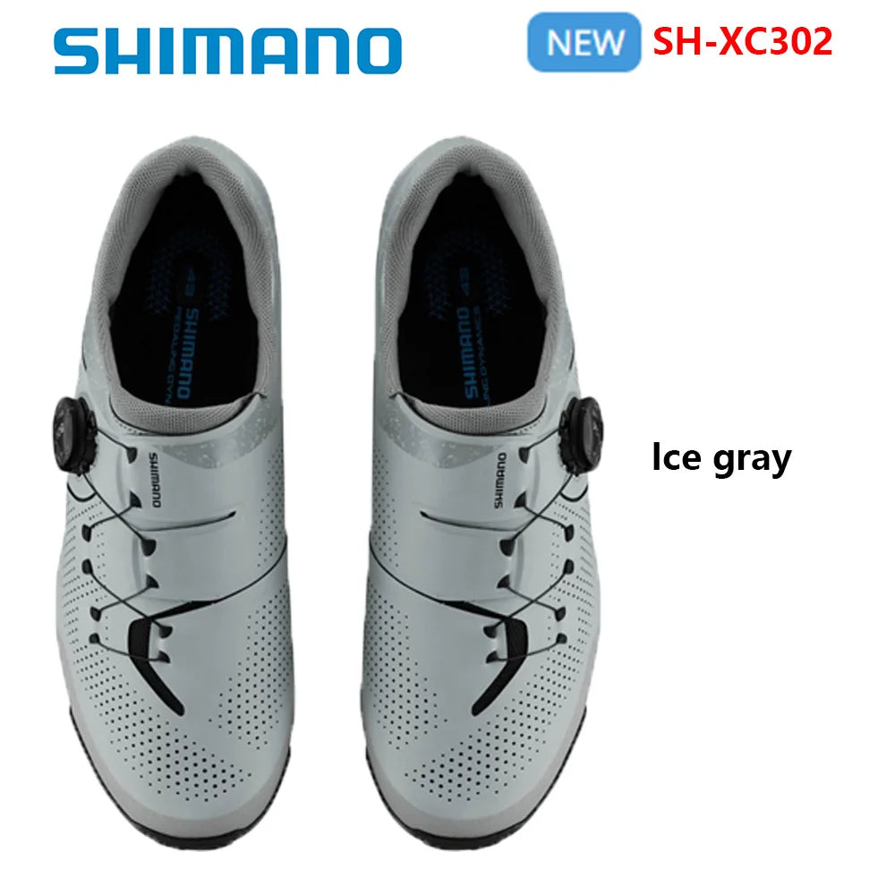 Shimano SH-XC300 Mountain Bike Cycling Shoes - XC3 XC300 XC302 Self-Locking Shoes with Fiberglass Sole