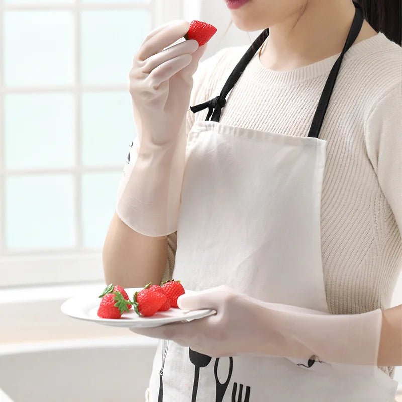 Waterproof Cleaning Gloves – Latex & Rubber Kitchen, Laundry and Dishwashing Gloves | Wear-Resistant Housework Essentials