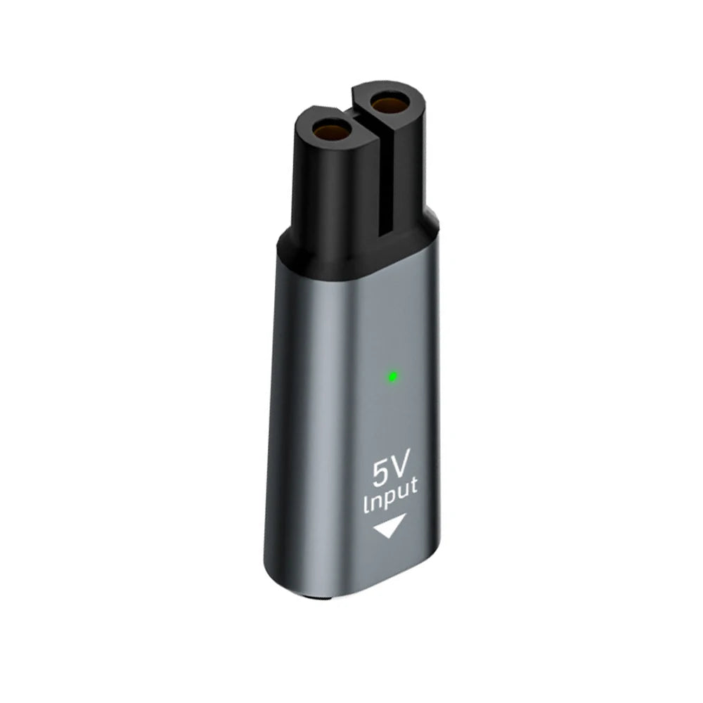 Brangdy 5V Type-C Shaver Charger Adapter - Compatible with Philips OneBlade QP2724 QP2834 QP1424 QP1924 QP4631 Beard Trimmer