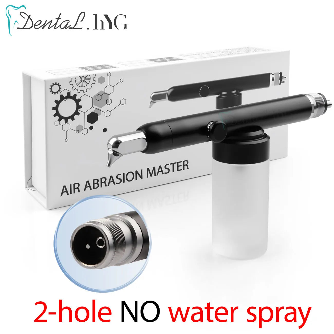 Dental Air Polisher Micro Blaster Aluminum Oxide Sandblasting Gun Machine Dentistry Tool with Water or Dry Mode Polishing System