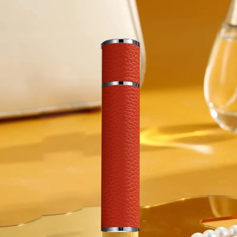 10ML Refillable Leather Perfume Bottle β Glass Atomizer with Ultra-Fine Mist for Travel