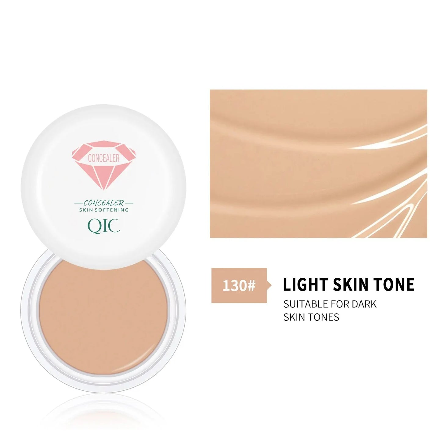 High Coverage Concealer β Anti-Dark Circle, Freckle & Long-Lasting Waterproof BB Cream Foundation for Face Makeup