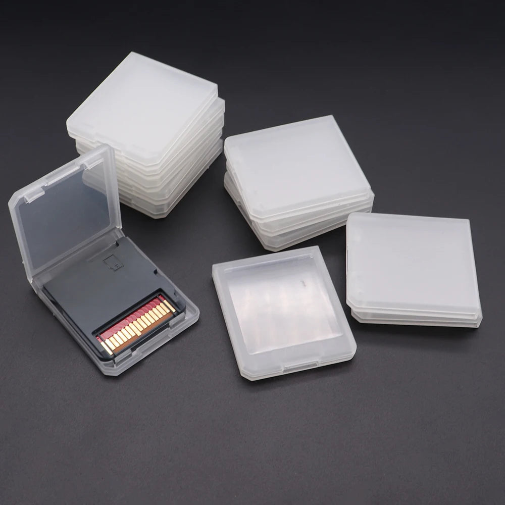 Clear Plastic Game Cartridge Cases - Dustproof Storage Boxes for Nintendo New 3DS, New 3DS LL, NDS & DSi