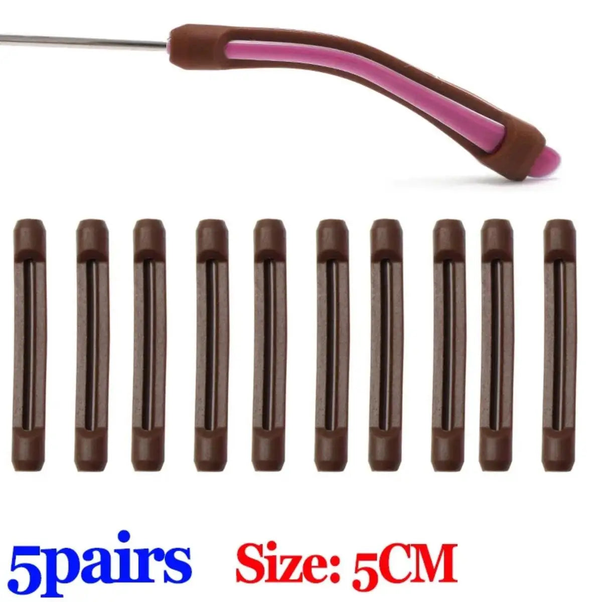 10/20pcs Anti-Slip Silicone Glasses Sleeves — Eyewear Ear Hook Protectors & Anti-Drop Accessories
