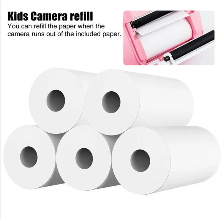 Digital Children’s Camera – 1080P HD Video Recorder, Instant Print Photos, Mini Thermal Printer, Educational Birthday Gift