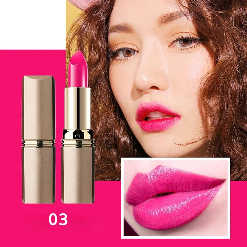 Pink Lipstick β Waterproof, Long-Lasting Red & Rose Velvet Lipstick for Girls & Women Makeup