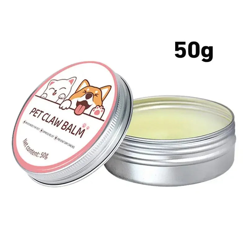 Paw Balm for Cats and Dogs - 50g Protective Cream for Paws and Nose, Moisturizer and Crack Repair Pet Accessory