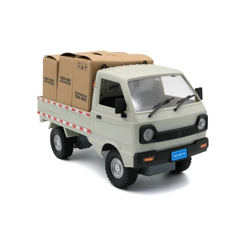 1:10/1:16 WPL D12 RC Car – Simulation Drift & Climbing Truck with LED Lights, Electric Toy Model for Boys Christmas Gift