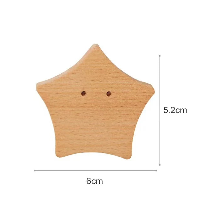 Wooden Drawer & Wall Hooks β Animal Keychain, Coat & Wardrobe Hanger, Cute Home & Kitchen Decor Accessory
