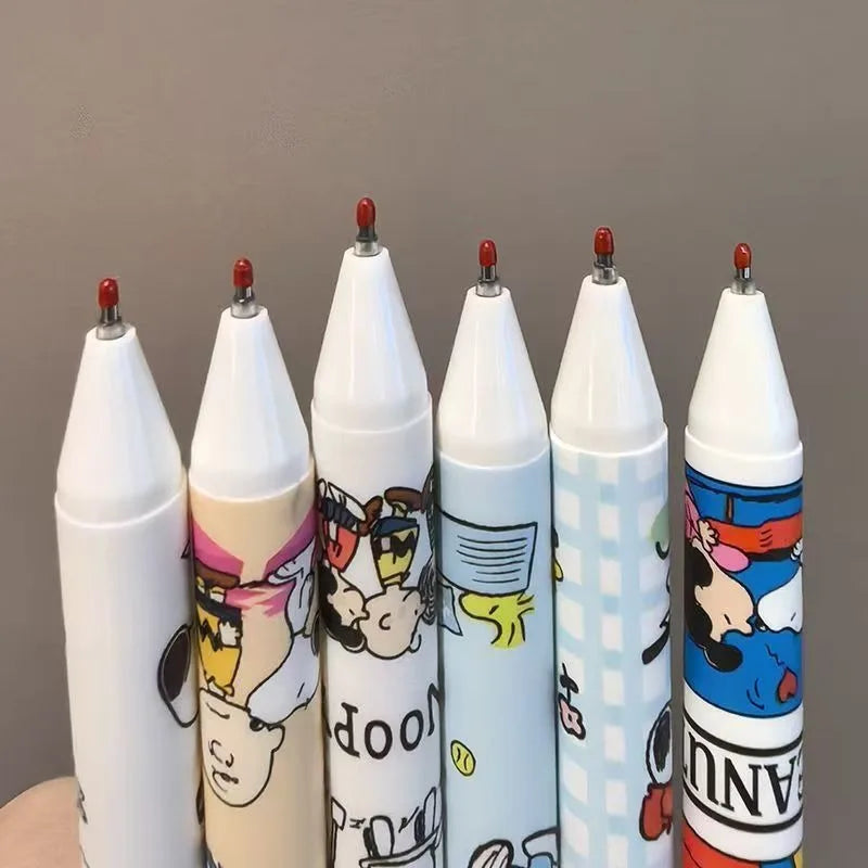 Snoopy Woodstock Gel Pen - Cute Charlie Brown Cartoon Quick-Drying Pen for Students & Creative Writing